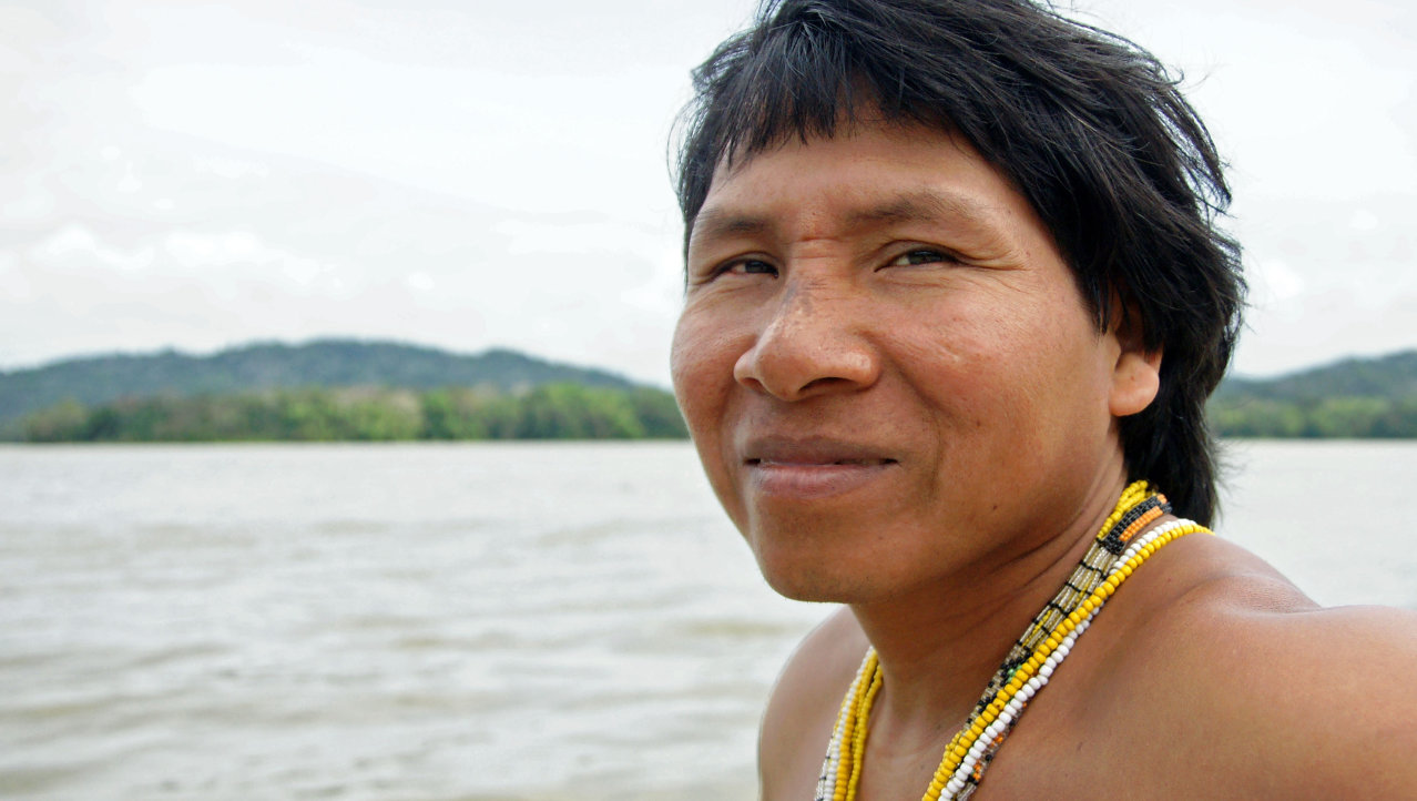 Wonen in het Panamakanaal; Bezoek de Wounaan indianen op San Antonio eiland