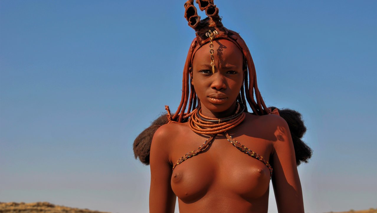 Himba vrouw in Namibie