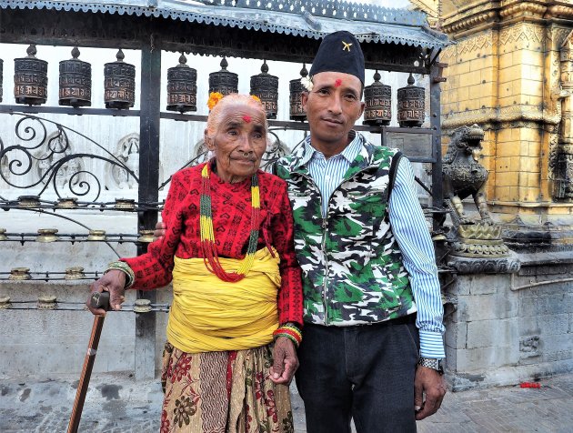 Bij de Bouddhanath