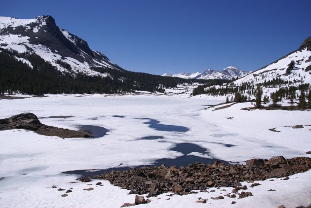 Tioga Road naar Yosemite Nat. Park