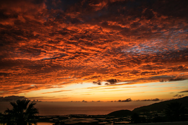 Zonsondergang op La Palma