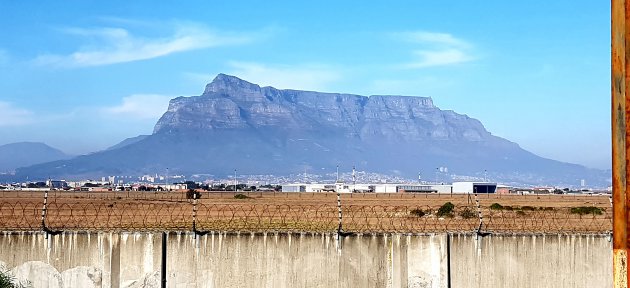 Tafelberg vanuit trein