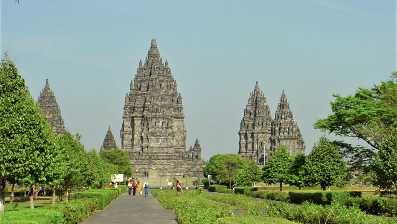 Hindoe Tempel Prambanan.