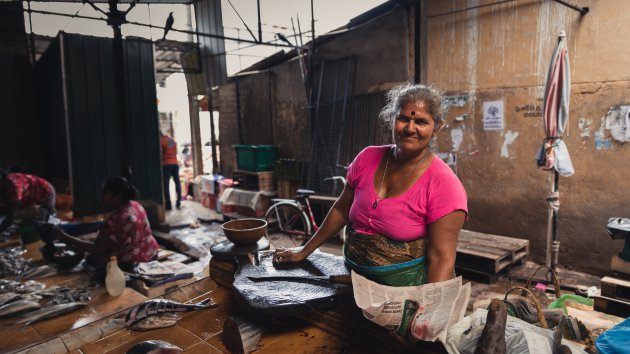 Vis markt in Negombo