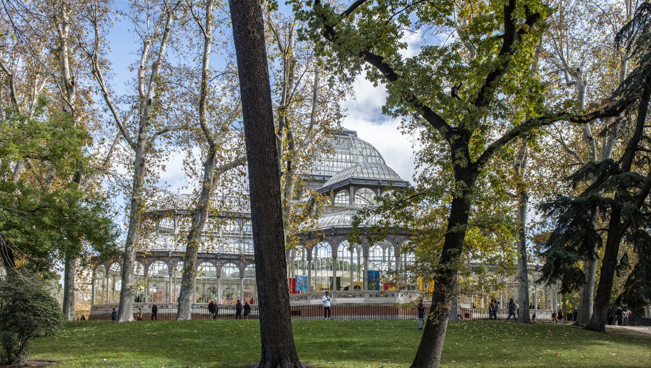 Kristalpaleis in het Retiropark