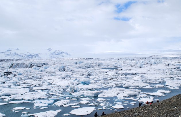 De lagune Jökulsárlón