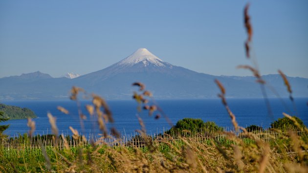 Lunchen met uitzicht op de Osorno Vulkaan