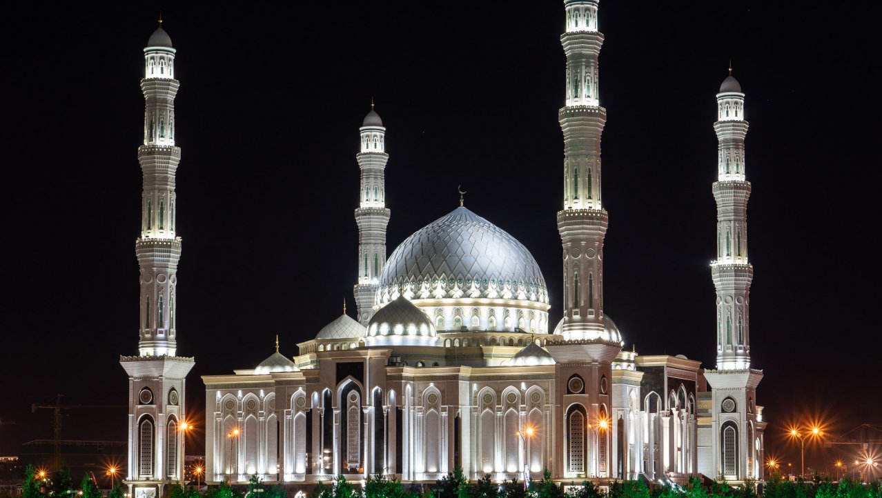 De grootste moskee in Centraal-Azie