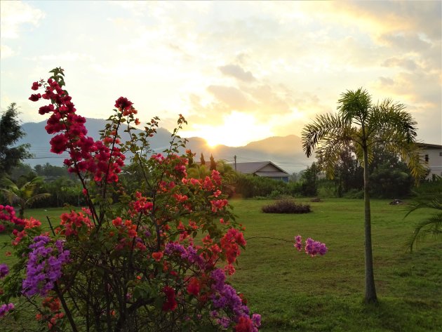 Zonsopkomst in Pai.