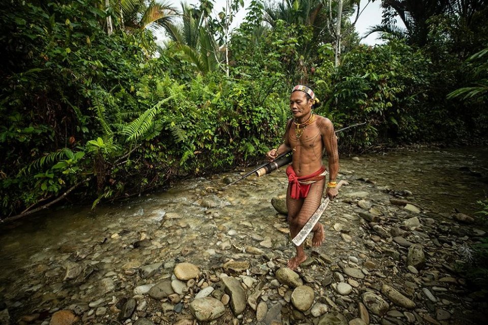 Mentawau-bewoners, Sumatra