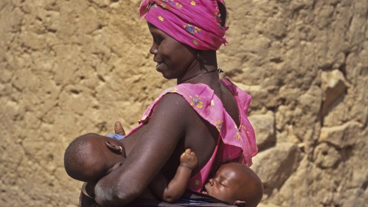 Moeder met tweeling,  Mali