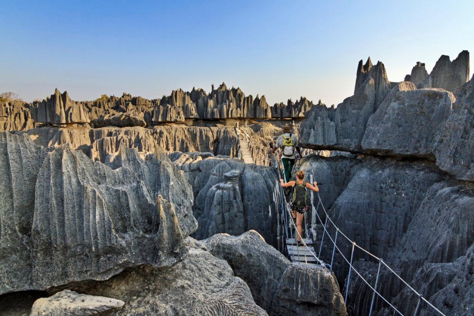 Tsingy de Bemaraha, Madagaskar. Foto: Dennis vdw