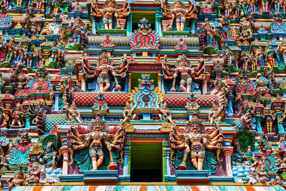 Meenakhitempel, Madurai India. Foto: iStock