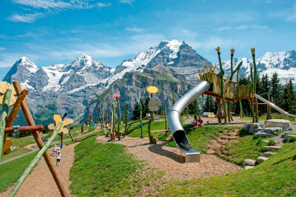 Flowerpark in Zwitserland CREDIT Schilthornbahn