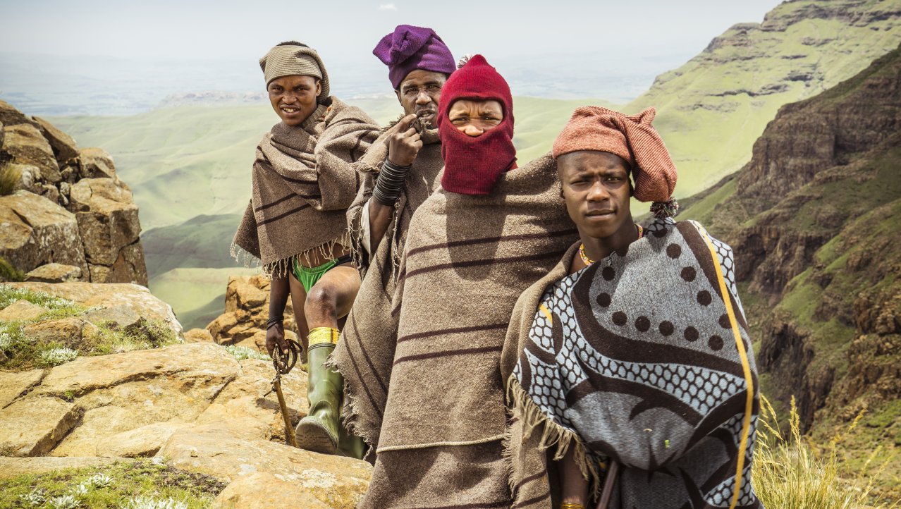 De band van de Sani Pass - Zuid Afrika - Lesotho
