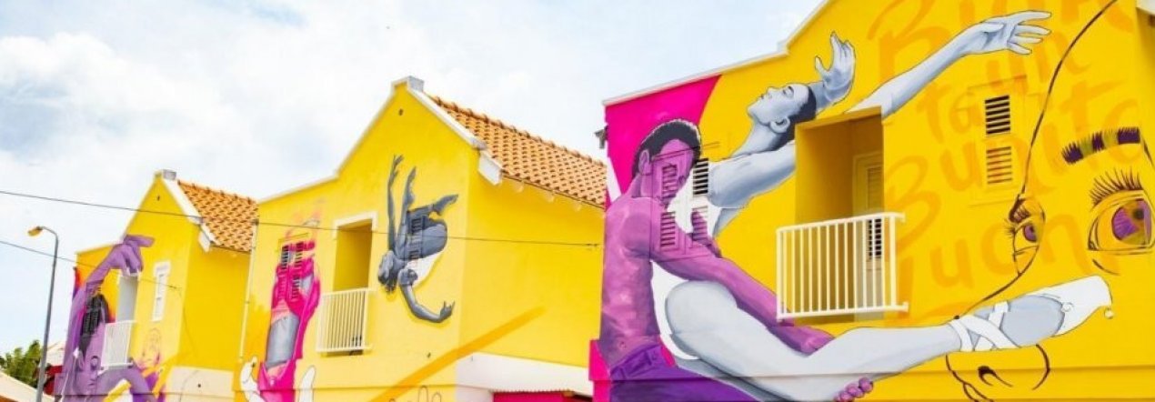 Boek een streetarttour in Willemstad - tip foto