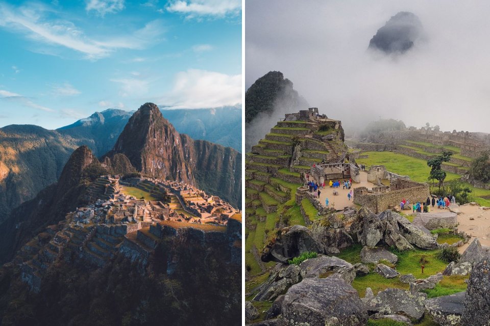 Zo druk is het echt bij Machu Picchu in Peru. Foto's: Getty Images