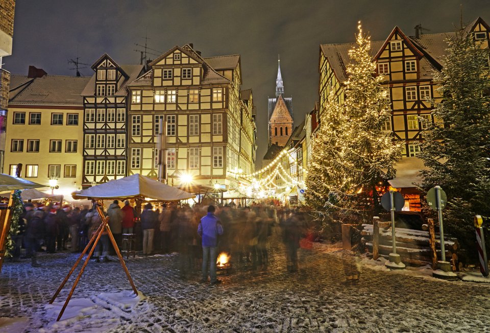 Kerstmarkt in Hannover, Duitsland. Foto: Getty Images