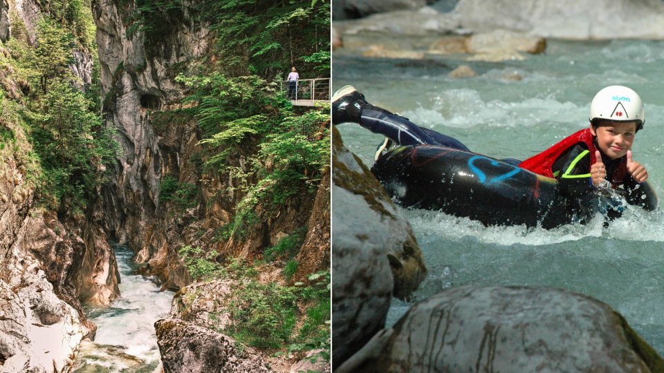 Ervaar het wilde water in het Alpbachtal in Oostenrijk. Foto links: Tim Bilman