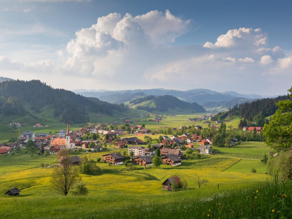 Marbach: een van de mooiste dorpen van Luzern, Zwitserland. Foto: Fabian Betto