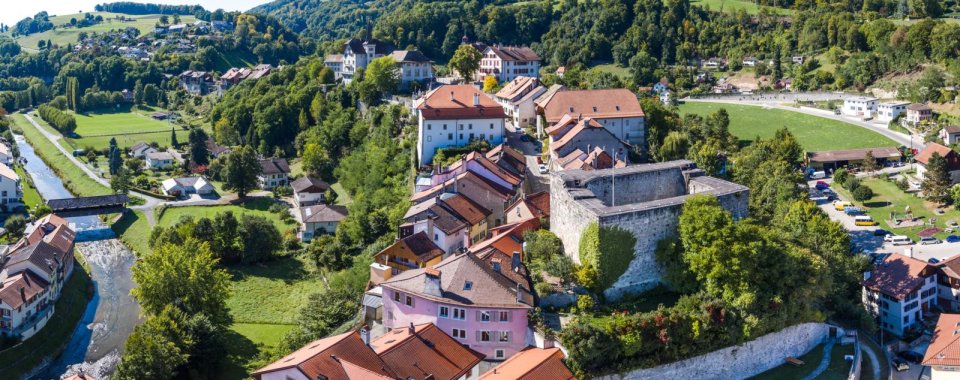 Moudon: een van de mooiste dorpen van Vaud, Zwitserland. Foto: Anthony Demierre