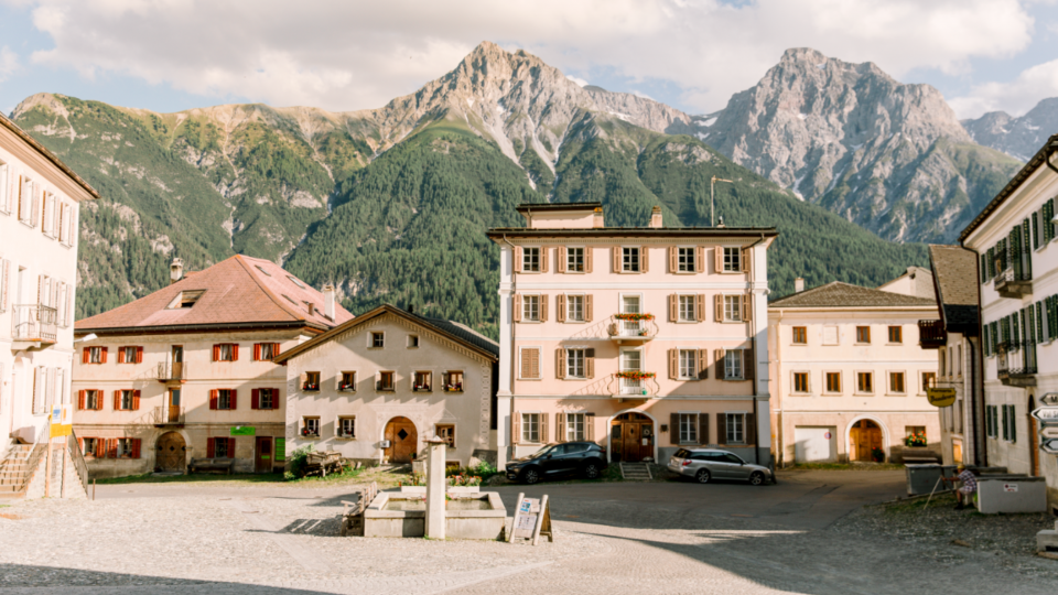 Sent, village square CREDIT Switzerland Tourism david&kathrin Photogtraphy and Film GmbH