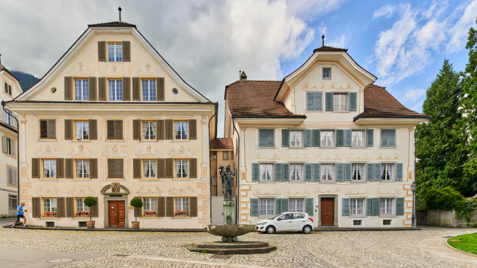 Stans, Town Hall Square CREDIT Switzerland Tourism, Jonathan Ducrest