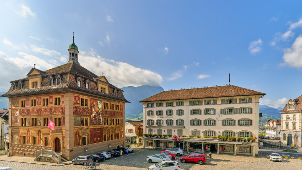 Schwyz, Main Square CREDIT Switzerland Tourism, Jonathan Ducrest