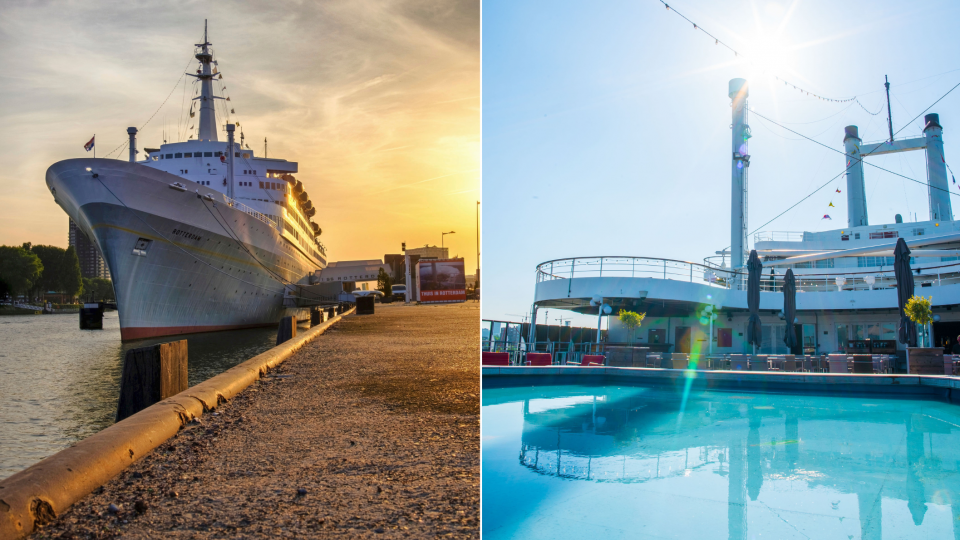 Slapen op een cruiseschip: ssRotterdam. Foto's: Mark de Rooij & Roos van Leeuwen