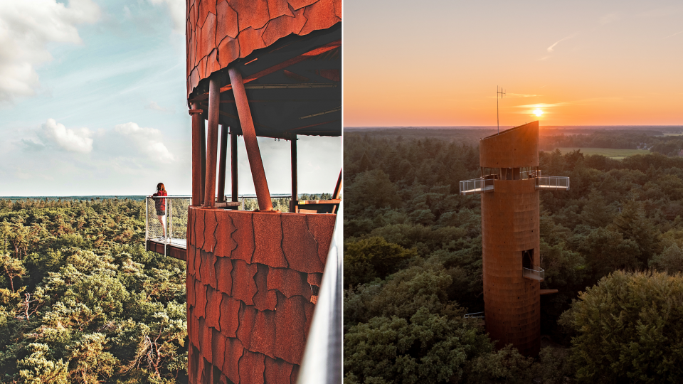 Ontdek de absolute hoogtepunten in Nederland: Bosbergtoren in Appelscha. Foto's: Stephanie Versteeg en Wierenga Reclame