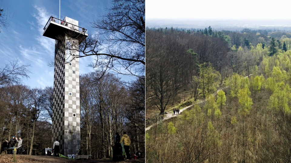 Ontdek de absolute hoogtepunten in Nederland: Uitkijktoren de Kaap in Doorn. Foto's: ANP