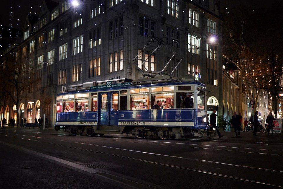 Fonduetram, Zurich. © VBZ