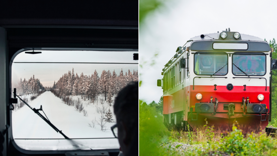 Ga dwars door de Zweedse wildernis met de Inlandsbanan. Foto's: Getty Images