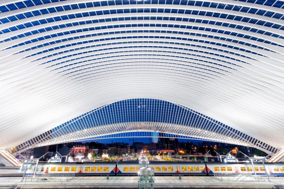 Treinstation Guillemins in Luik. Foto: Getty Images