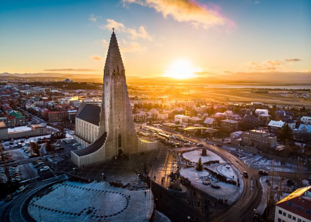 Reykjavik hoofd Foto