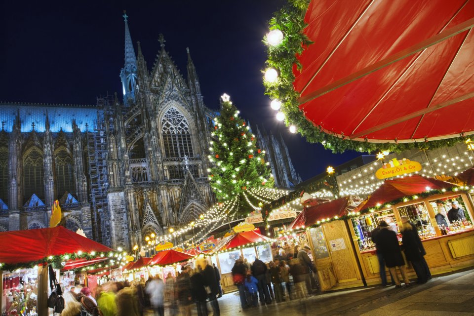 Kerstmis in Keulen, Duitsland. Foto: Getty Images