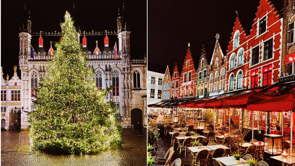 Kerstmis in Brugge, België. Foto: Getty Images