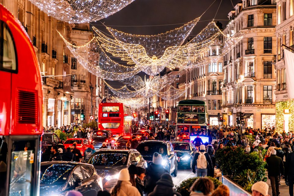 Kerstmis in Londen, Engeland. Foto: Getty Images