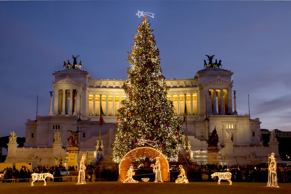 Kerstmis in Rome, Italië. Foto: Getty Images