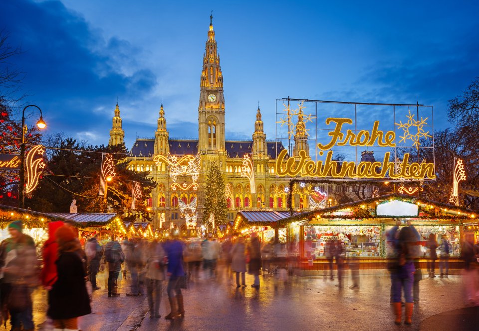 Kerstmis in Wenen, Oostenrijk. Foto: Getty Images