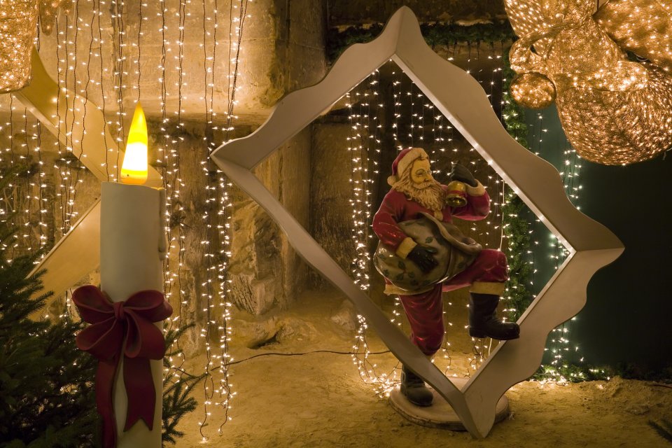 Kerstmis in Valkenburg, Nederland. Foto: Getty Images