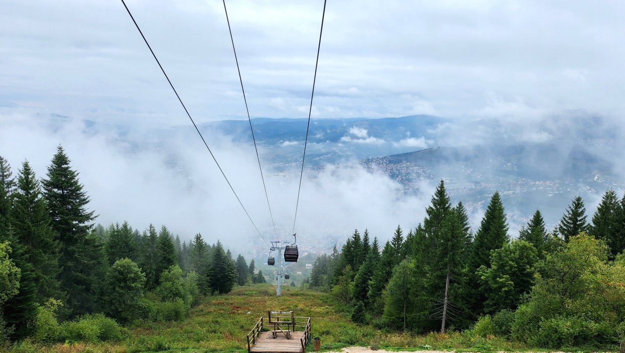 Sarajevo van boven