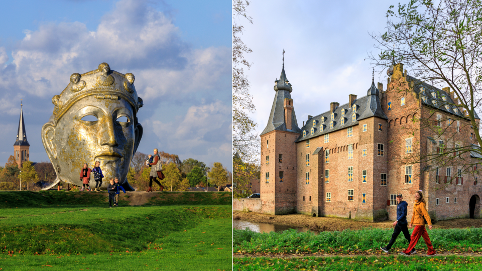 Gezicht van Nijmegen op Stadseiland Veur-Lent Kasteel Doorwerth. Foto: Jurjen Drenth Hetty van Oijen