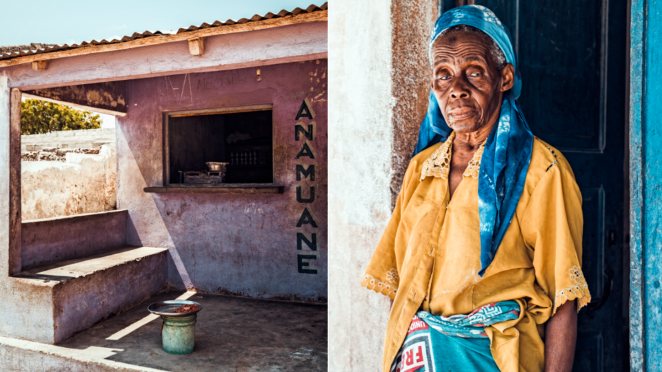 Het dorpje Cabaceira Pequeña in Mozambique. Foto's Stijn Hoekstra 