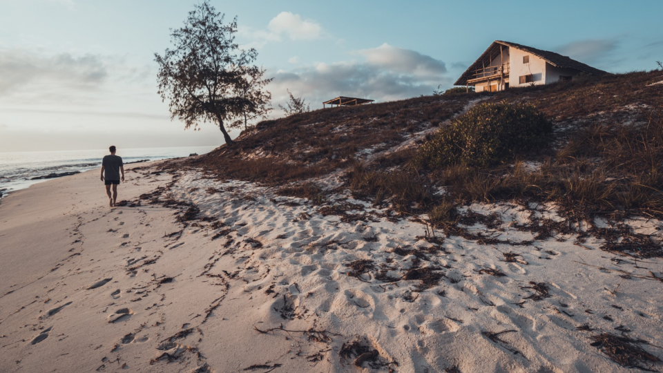 Picknicken op het strand. Foto Stijn Hoekstra