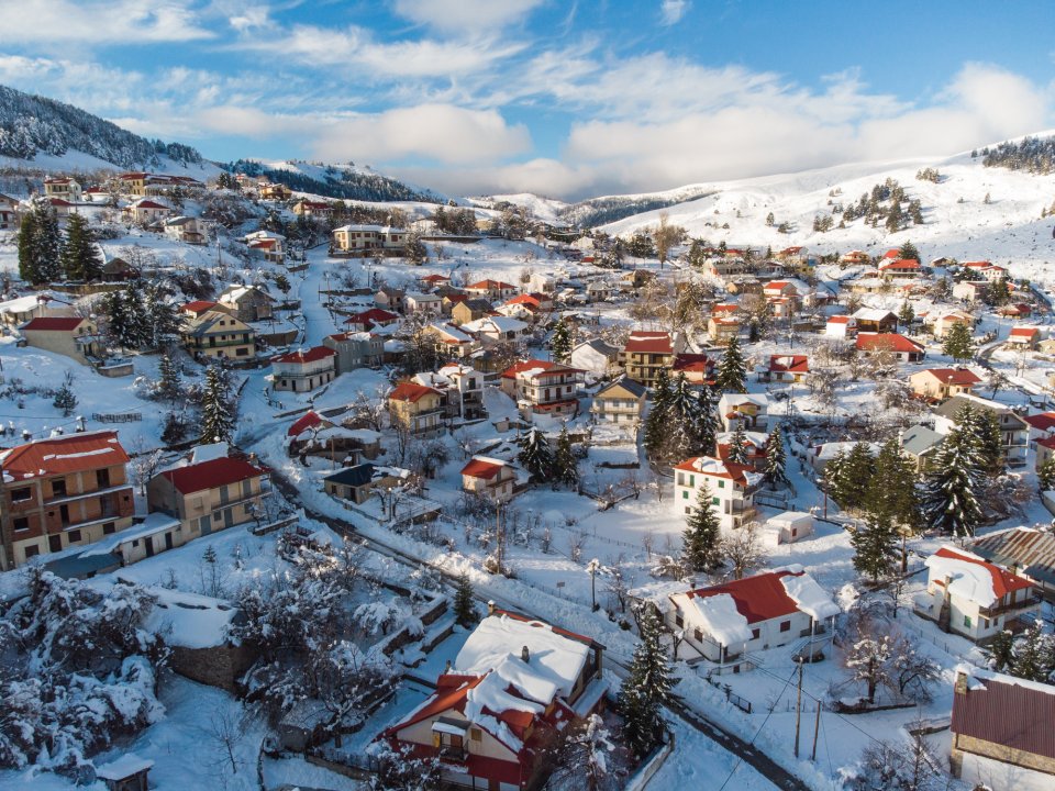 Ga snowboarden in Griekenland. Foto: Getty Images