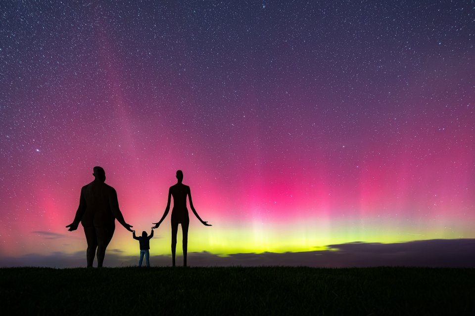 Mooiste natuurwonder: noorderlicht boven Holwerd, Nederland. Foto: Arjan Sijtsma