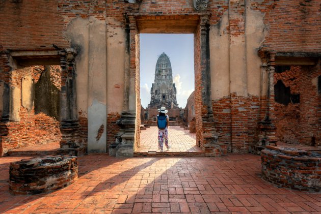 Ayutthaya hoofd Foto