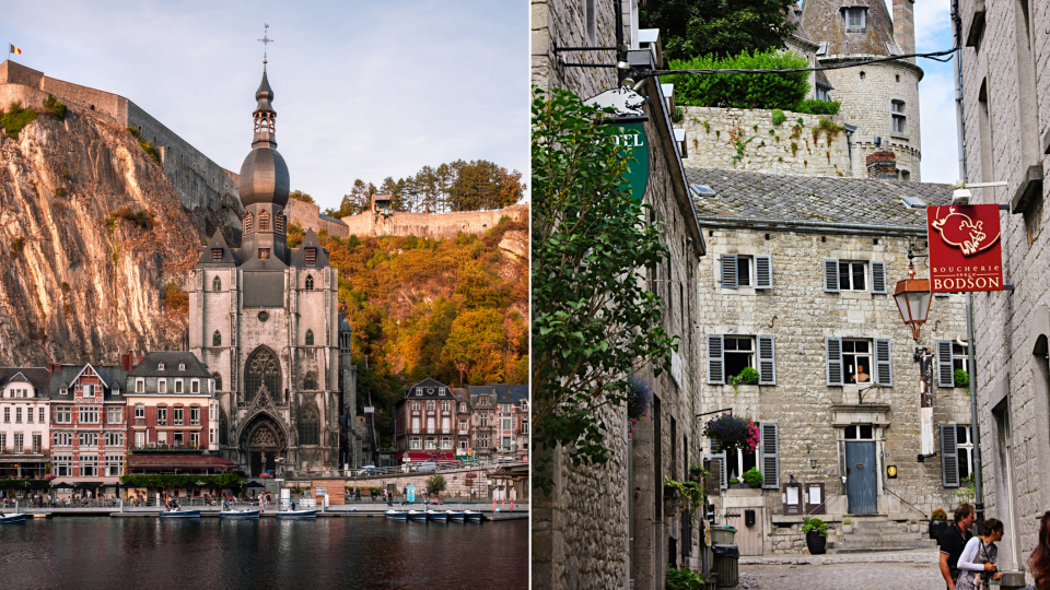 De Citadel van Dinant. Foto: Getty Images | Dwalen door de straten van Durbuy. Foto: Unsplash