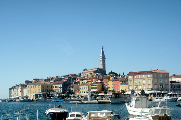 Zicht op Rovinj